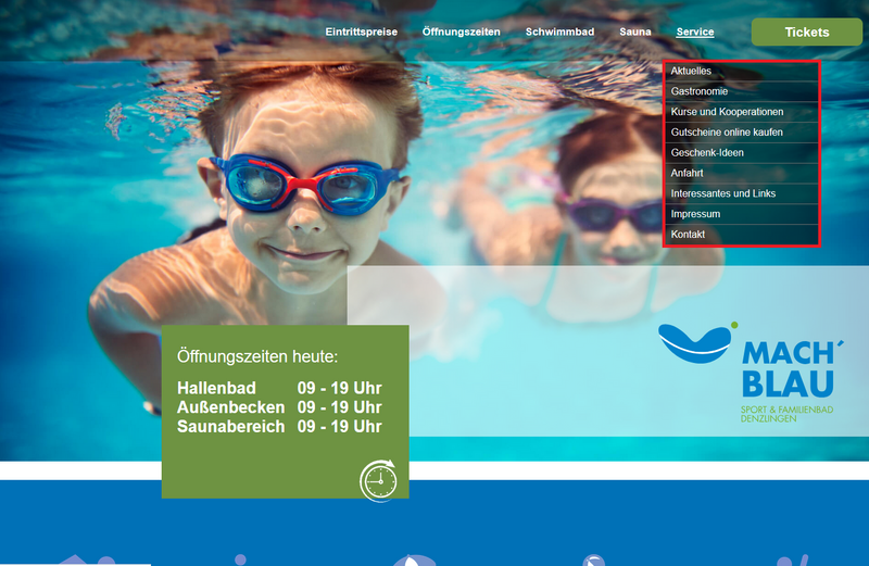 Der Service von mach blau Der Service von mach blau